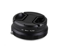 Adattatore inverso for obiettivo macro fotocamera 3in1, copriobiettivo 18-55mm + filtro UV 58mm for Canon 60D 70D 600D 700D 750D 1200D 100D