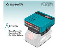 Adattatore inverter da Convertitore di tensione AC 230 V DC Per Makita batteria