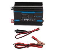 Adattatore inverter di alimentazione per auto USB con inverter a onda sinusoidale modificata da 300 W Display a LED 12 V per viaggi di lavoro in campeggio Materiale ABS (Nerone)