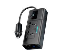 Adattatore inverter per auto da 200 W, DC da 12 V a 220 V, inverter per auto con USB QC3.0 USB e tipo C inverter per auto di tipo C