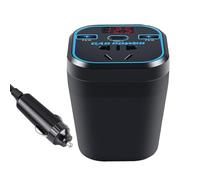 Adattatore invertitore per auto, convertitore di presa per auto, caricabatterie da 220 V AC, fonte da 12 V 24 V con porta USB di tipo C, alimentazione plug-in per laptop, cellulari, uso in viaggio