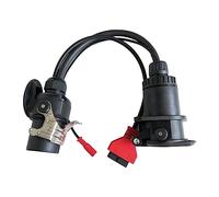Adattatore ISO 7638 a 7 pin (EBS/ABS), cavo diagnostico per rimorchio e camion da collegare per diagnostica del rimorchio Delphi, per Texas, Bosch e altri scanner per camion OBD2 resistenti supportano