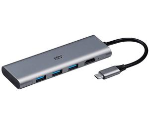 ADATTATORE ISY USB-C to 3x USB-A & HDMI