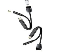 Adattatore jack da Lightning a 3,5 mm per iPhone 14 13 (2 pezzi) per Apple MFI Certified Cavo di ricarica Auto AUX Audio Headphone Jack Splitter 2 in 1 per iPad presa cuffie caricatore convertitore