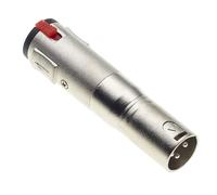 ADATTATORE JACK FEMMINA 6,35 MM A SPINA XLR PER MICROFONO E STRUMENTI MUSICALI