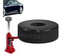 Adattatore jack idraulico bottiglia, protezione scanalata gomma, foro 25 mm fondo, blocco supporto auto, strumento sollevamento maggior parte martinetti