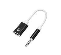 Adattatore jack per cuffie, adattatore da USB tipo C a jack femmina da 3,5 mm, cavo USB C a Aux Audio Dongle compatibile con smartphone, tablet, supporta rispondere alle chiamate, ascoltare musica