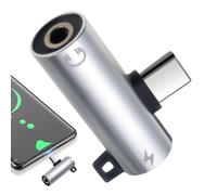 Adattatore jack per cuffie USB C - Convertitore audio adattatore per auricolari | Convertitore di tipo C per auricolari | Cuffie portatili e pratiche per la ricarica e la musica