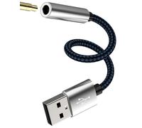 Adattatore Jack USB per Audio Esterna PC PS5 Cavo Aux Cuffie a 3.5mm Cuffia Convertitore 3.5mm Microfono Auto da per iPhone Laptop compatibile per Samsung NSBZHJ-3.5