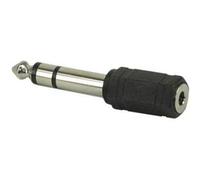 Adattatore JACK VALUELINE AC-007 da jack femmina 3,5 mm a maschio stereo 6,3 mm.