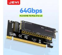 Adattatore JEYI M.2 NVME a PCIe 4.0 x16, scheda di espansione SSD M.2 NVMe a PCI-e 4.0, supporta unità a stato solido 2280/60/42/30