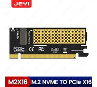 Adattatore JEYI M.2 NVME a PCIe 4.0 x16, scheda di espansione SSD M.2 NVMe a PCI-e 4.0, supporta unità a stato solido 2280/60/42/30