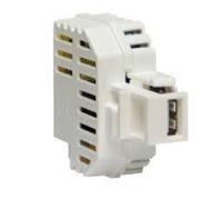 Adattatore keystone a incasso con presa usb per alimentazione usb-a 5v 2 1a
