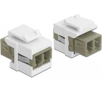 ADATTATORE KEYSTONE LC FEMMINA/FEMMINA MULTIMODE NEW