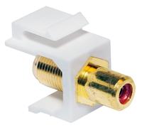 Adattatore Keystone RCA F/F Rosso - Logilink IWP-ADAP-RCA/FRF
