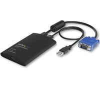 StarTech.com Adattatore Crash Cart portatile console KVM a USB 2.0 del laptop con trasferimento di file e Acquisizione Video [NOTECONS02]