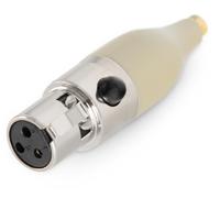 Adattatore L5 per Microfoni Radio Sitemi mini XLR 3-Pin Compatibile AKG Beige