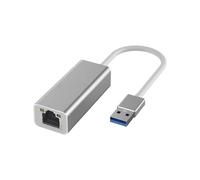 Adattatore LAN cablato Ethernet da tipo C a RJ45 10/100/1000 Mbps (USB Gigabit argento)