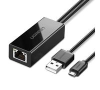 Adattatore LAN esterno micro USB 100Mbps per Chromecast, 1 m, nero
