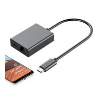 Adattatore Lan Usb C - Interfaccia Di Rete Gigabit Ad Alta Velocità, Convertitore Di Accesso Cablato Leggero, Strumento Di Connettività Rj45 Fluido, Componente Di Trasferimento Dati a Installazione Ra