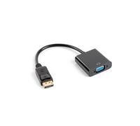lanberg Adattatore DisplayPort 1.1 a VGA 20 cm nero