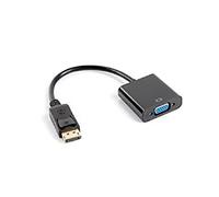 lanberg Adattatore DisplayPort 1.1 a VGA 20 cm nero