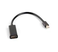 Adattatore Lanberg Mini DisplayPort 1.2 a HDMI maschio/femmina 20 cm nero