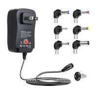 Adattatore LED, Sleek, AC - Elegante alimentatore da 30 W, 3 V, su interruttore di tensione da 12 V, AC/DC per barra luminosa router altoparlante | Multipurpose Outdoor Indoor Utility Modern