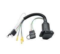 Adattatore leggero del rimorchio Doppio uscita in uscita a 4 vie a 4 vie a 7 vie RV e kit di adattatori per cablaggi per rimorchio Fine Fine Fine Fine Fine Fond