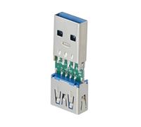Adattatore leggero USB3.0 maschio a femmina con scheda migliora la connettività e le protezioni delle porte per il convertitore USB di casa e ufficio