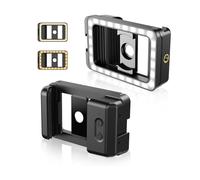 Adattatore Lente Filo da 7 Mm + 37 Mm con Luce di Riempimento a LED, Adattatore Filtro per Lenti Telefonici con Interfaccia Filo 1/4, Supporto per la Scarpa a Freddo, Allegati