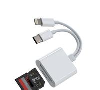 Adattatore Lettore Schede USB C Lightning per Apple iPad iPhone15 MacBook Pro compatibile per Samsung SD Micro SD Card Reader Memoria Cavo Chiavetta Macchina Fotografica Fotocamera TF Memory Esterna