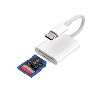 Adattatore lettore SD Micro SD(2 In 1)USB C Memoria Esterna Macbook Air Mac Pro SD Card Reader Adapter Type Thunderbolt 4 Compact Flash Cable Compatibile per Huawei Xiaomi Redmi Google Samsung