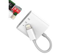 Adattatore lettore SD Micro SD a Lightning Caricabatterie per iPhone 14 13 12 Pro Schede di memoria per Apple per IPad Card Reader TF Compact Flash Fotocamera Adapter Multiporta Portatile