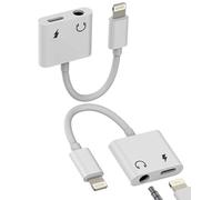 Adattatore Lightning a Jack 3.5mm (2 Pack) per iPhone 14 13 12 Caricabatterie per iPad AUX Cavo Certificato MFI per Apple Connettore Audio Accessori Auto Cuffie Spina Convertitore