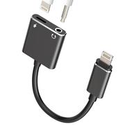 Adattatore Lightning A Jack 3.5mm Auricolare E Caricabatterie (2in1)connettore auricolari Per Apple Per IPhone 14 Per IPad Air Presa Audio Splitter Cavo Telefono Auto Musica Accessori