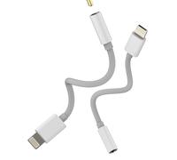 Adattatore Lightning a Jack 3.5mm Cuffie (2 Pack) per iPhone 14 13 Pro Max Cavo Audio Certificato MFI per Apple Connettore per iPad Pro Air Mini Accessori Auto AUX Cuffie per iPod