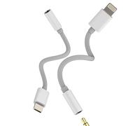 Adattatore Lightning a Jack Auricolari 3.5mm (2 Pack) per iPhone 14 13 Pro Certificato MFI per Apple Cavo Audio Accessori per iPad AUX Headphones Connettore AUX per Auto per iPod Plug Adattatori