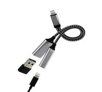 Adattatore Lightning a USB 2 in 1 OTG 3.0 Cavo Adapter per iPhone 14 13 12 11 Pro MAX per iPad Caricabatterie Jack per Apple Dati Foto Digitale Fotocamera Lighting Maschio a USB-A Femmina Card Reader