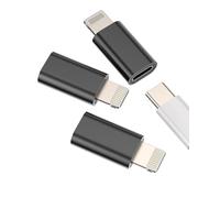 Adattatore Lightning a USB C Accessori Caricabatterie (3 Pack) Convertitore Tipo C Femmina to per iPhone Jack Maschio Convertitore per Apple 14 13 12 11 Pro MAX 7 8 Plus X SE XS XR per iPad Air Mini