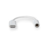 ADATTATORE LIGHTNING NEDIS CCGB39950WT01 APPLE LIGHTNING 8 PIN MASCHIO- JACK FEMMINA DA 3,5 mm, LUNGHEZZA 0,10 m