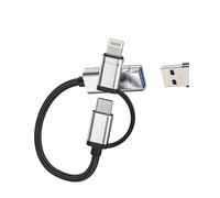 Adattatore Lightning USB C to USB per Apple Iphone 15 Pro Macbook Air per Ipad Compatibile con Samsung Sdoppiatore USB A Presa Chiavetta Scaricare Foto Accessori Type C Jack Cavetto OTG Convertitore