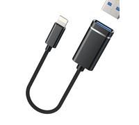 Adattatore Lightning USB Kefiany per Apple iPhone OTG 3.0: fotocamera, trasferimento dati, tastiera, lettore di schede, connettore cellulare, PC multiporta