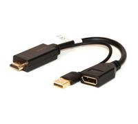 ADATTATORE LINK HDMI TO DISPLAYPORT 1.2, M/F, CON CONNETTORE USB 4K PER PC/NOTEB