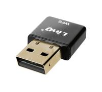 Chiave USB Wi-Fi 300 Mbps adattatore di rete ultra-compatto nero LinQ