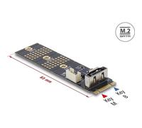 Adattatore M.2 a SATA 7 pin Delock con cavo di 30 cm