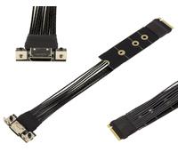 Adattatore M2 NVMe M Key Oculink SFF-8612 Compatibile PCIe 4.0 64 GT/s