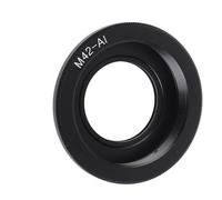 Adattatore M42 AI Montaggio Lente Trasforma Lenti a Vite M42 per Fotocamere con Montaggio AI Ottico Manuale in Lega di Alta Qualità Compatibile con Vari Modelli di Fotocamere Offre