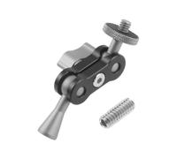 Adattatore Magic Arm per Fotocamera con Connettore A Vite da 1/4" per Gabbia Fotocamera per , Supporto per Monitor e Luce