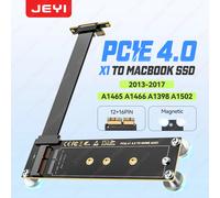 Adattatore Magnetico JEYI PCIe 4.0 X1 per SSD Macbook 16Gbps con Angolo di 90 Gradi ° Supporto per SSD con design ad angolo retto per MacBook Air/Pro 2013-2017
